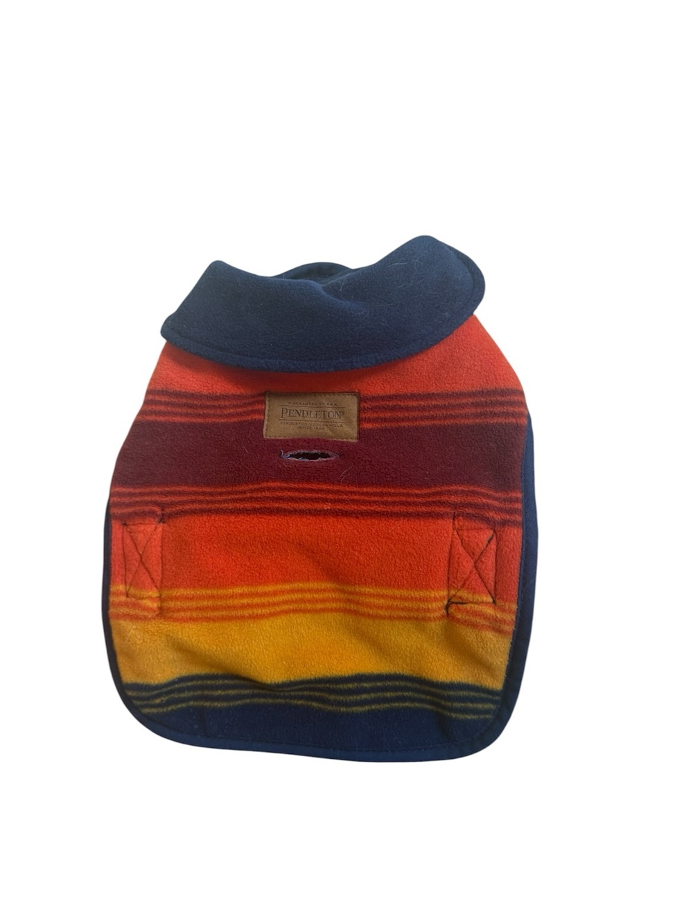 Pendleton Dog Coat Jacket XS Fleece Plaid Southwestern Pet Apparel